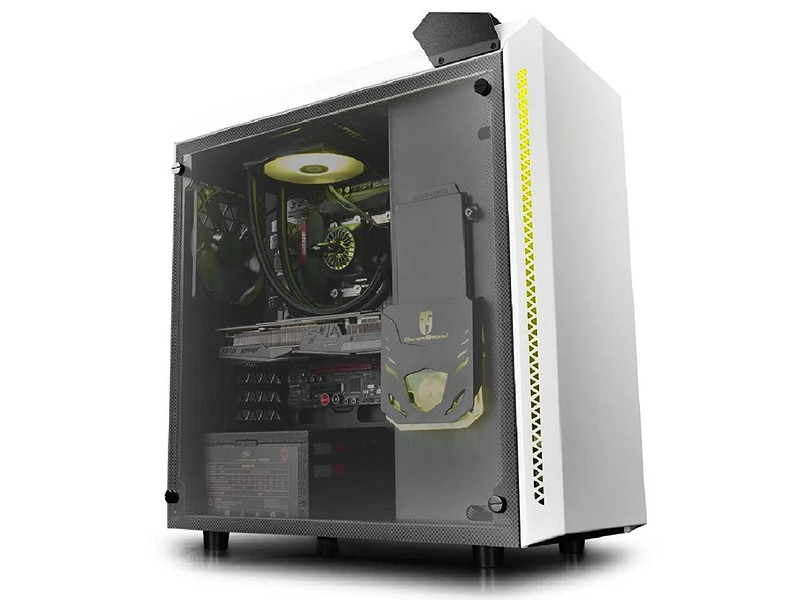 DeepCool Baronkase RGB ATX Mid Tower Case - Black - صندوق